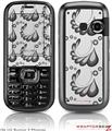 LG Rumor 2 Skin - Petals Gray