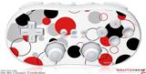 Wii Classic Controller Skin - Lots of Dots Red on White