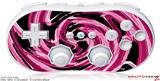 Wii Classic Controller Skin - Alecias Swirl 02 Hot Pink