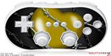 Wii Classic Controller Skin - Barbwire Heart Yellow