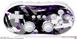 Wii Classic Controller Skin - Abstract 02 Purple
