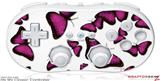 Wii Classic Controller Skin - Butterflies Purple