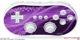 Wii Classic Controller Skin - Mystic Vortex Purple