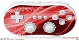 Wii Classic Controller Skin - Mystic Vortex Red