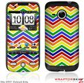 HTC Droid Eris Skin Zig Zag Rainbow