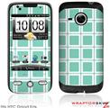 HTC Droid Eris Skin Squared Seafoam Green