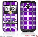 HTC Droid Eris Skin Squared Purple