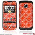 HTC Droid Eris Skin Wavey Red