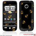 HTC Droid Eris Skin Anchors Away Black