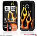 HTC Droid Eris Skin - Metal Flames