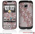 HTC Droid Eris Skin - Victorian Design Red