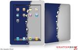 iPad Skin Ripped Colors Blue Gray
