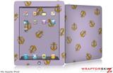 iPad Skin Anchors Away Lavender