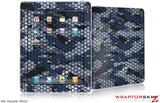 iPad Skin HEX Mesh Camo 01 Blue