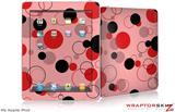 iPad Skin - Lots of Dots Red on Pink