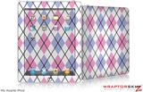 iPad Skin - Argyle Pink and Blue