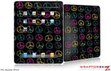 iPad Skin - Kearas Peace Signs Black