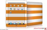iPad Skin - Kearas Psycho Stripes Orange and White