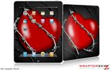 iPad Skin - Barbwire Heart Red