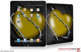 iPad Skin - Barbwire Heart Yellow