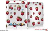 iPad Skin - Strawberries on White