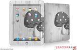 iPad Skin - Mushrooms Gray