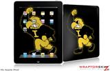 iPad Skin - Iowa Hawkeyes Herky on Black