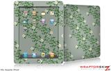 iPad Skin - Victorian Design Green