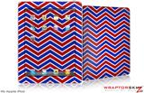 iPad Skin Zig Zag Red White and Blue