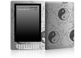 Feminine Yin Yang Gray - Decal Style Skin for Amazon Kindle DX