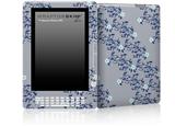 Victorian Design Blue - Decal Style Skin for Amazon Kindle DX