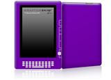 Solids Collection Purple - Decal Style Skin for Amazon Kindle DX