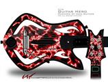  Electrify Red Decal Style Skin - fits Warriors Of Rock Guitar Hero Guitar (GUITAR NOT INCLUDED)