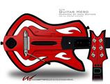  Solids Collection Red Decal Style Skin - fits Warriors Of Rock Guitar Hero Guitar (GUITAR NOT INCLUDED)