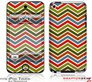 iPod Touch 4G Skin Zig Zag Colors 01