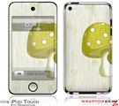 iPod Touch 4G Skin - Mushrooms Yellow