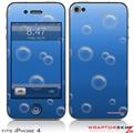 iPhone 4 Skin - Bubbles Blue (DOES NOT fit newer iPhone 4S)