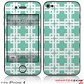 iPhone 4 Skin Boxed Seafoam Green