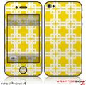 iPhone 4 Skin Boxed Yellow