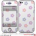 iPhone 4 Skin - Pastel Flowers (DOES NOT fit newer iPhone 4S)