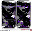 iPhone 4 Skin - Abstract 02 Purple (DOES NOT fit newer iPhone 4S)