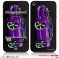 iPhone 4 Skin - 2010 Camaro RS Purple (DOES NOT fit newer iPhone 4S)