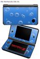 Nintendo DSi XL Skin Bubbles Blue