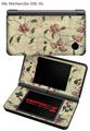 Nintendo DSi XL Skin Flowers and Berries Pink