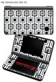 Nintendo DSi XL Skin Squares In Squares