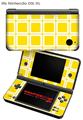 Nintendo DSi XL Skin Squared Yellow