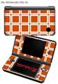 Nintendo DSi XL Skin Squared Burnt Orange