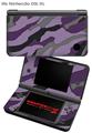 Nintendo DSi XL Skin Camouflage Purple