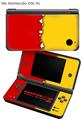 Nintendo DSi XL Skin Ripped Colors Red Yellow