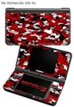 Nintendo DSi XL Skin WraptorCamo Digital Camo Red